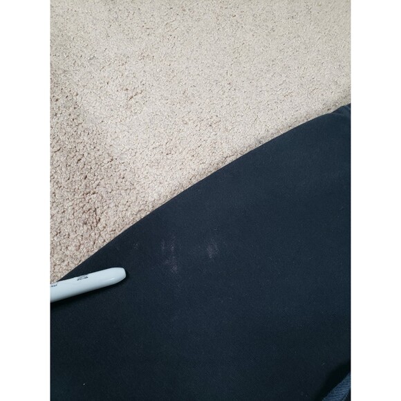 Vintage USA Made Bebe Women's Sweatpants Rhinestones Logo Drawstring Black Sz M - Picture 12 of 13